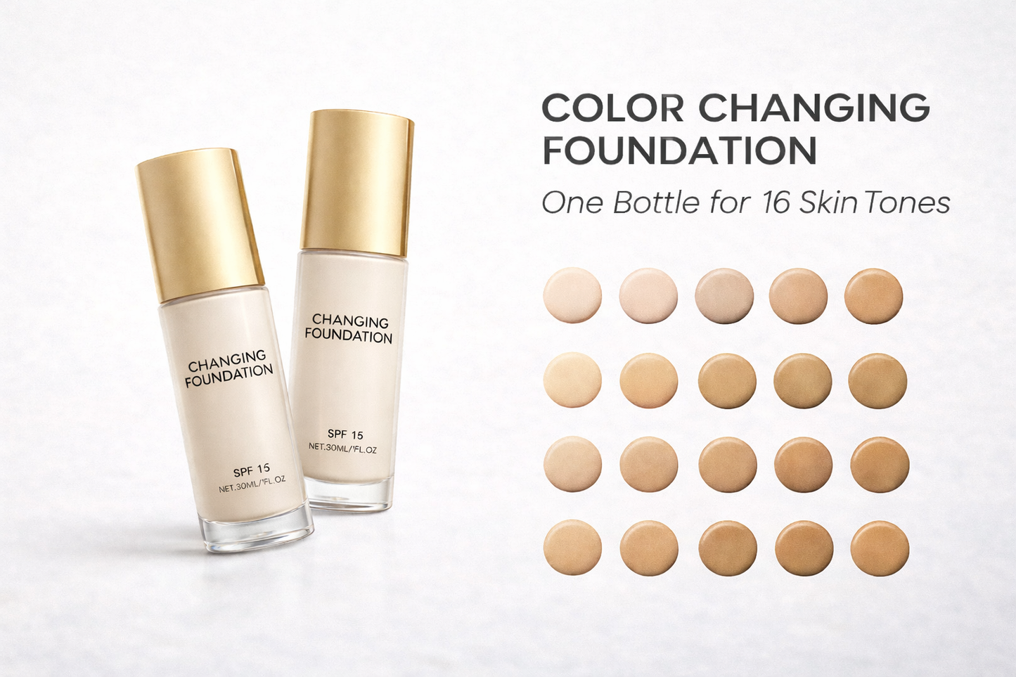 Premium Color Changing Foundation